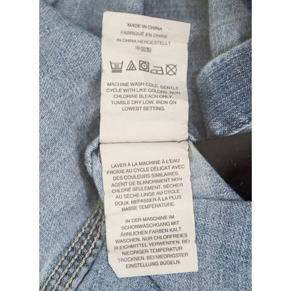 J. Crew Everyday Chambray Button Down Shirt, size 10 - Picture 7 of 7